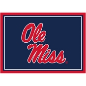 University of Mississippi 4x6 Spirit Rug (4000019058), 5021UMS1
